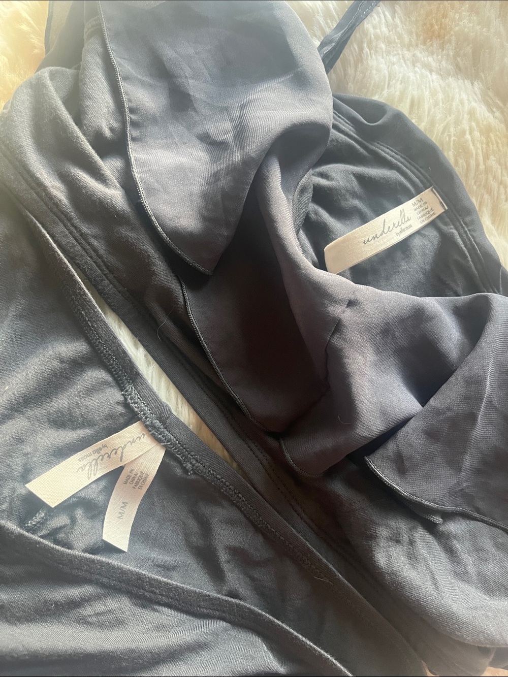 Dark grey Ruffle Two-Piece Swim Set - Picture 4 of 4